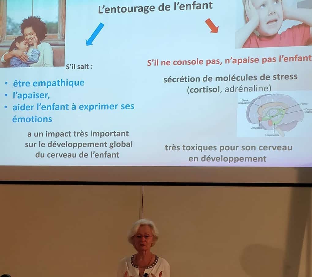 impact de l'entourage de l'enfant sur le développement du cerveau - Slide Catherine Gueguen